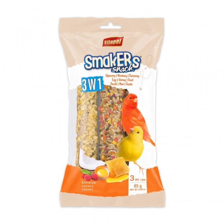 Vitapol - Smakers 3 v 1 pro kanárky v fólii - 3 ks - 85 g od ParrotPlanet.cz