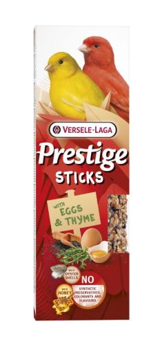 Versele Laga Prestige Sticks Canaries with Eggs &amp; Thyme 60 g – tyčinky s vejcem a tymiánem pro kanárky od ParrotPlanet.cz