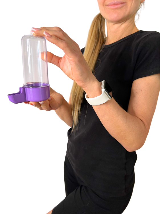 Napáječka, ANTIBAKTERIÁLNÍ napáječka na vodu pro papoušky a jiné ptáky, průhledná, 200 ml od ParrotPlanet.cz