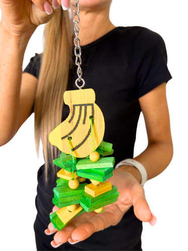 Mini banán – hračka pro všechny papoušky od ParrotPlanet.cz