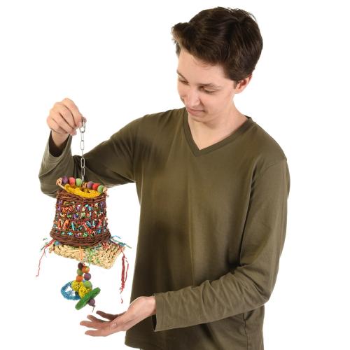 Barevný zvonek – hračka pro všechny papoušky od ParrotPlanet.cz