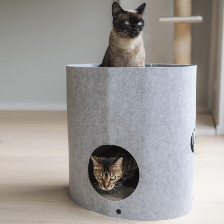 Owen Tower | Lůžko pro kočky se škrabadlem | Pelíšek | Canadian Cat od ParrotPlanet.cz