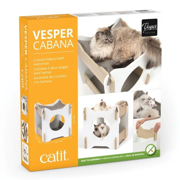 Catit Vesper Cabana | Kočičí domeček Hagen | 50x50x53cm | Bílý  od ParrotPlanet.cz