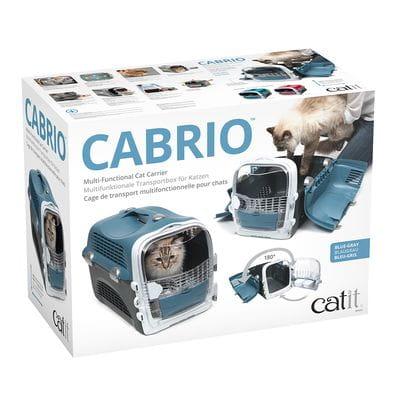 Catit Design Cabrio | Přepravka Hagen pro kočky | 33 x 51 x 35 cm | Modrá od ParrotPlanet.cz
