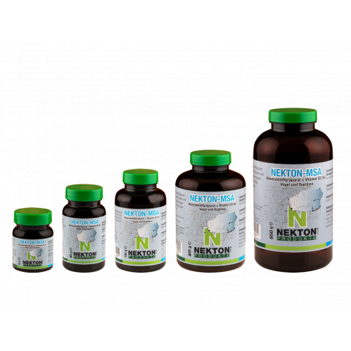 Nekton MSA 180 g – vysoce stravitelné minerály pro papoušky, plazy, obojživelníky a letouny od ParrotPlanet.cz