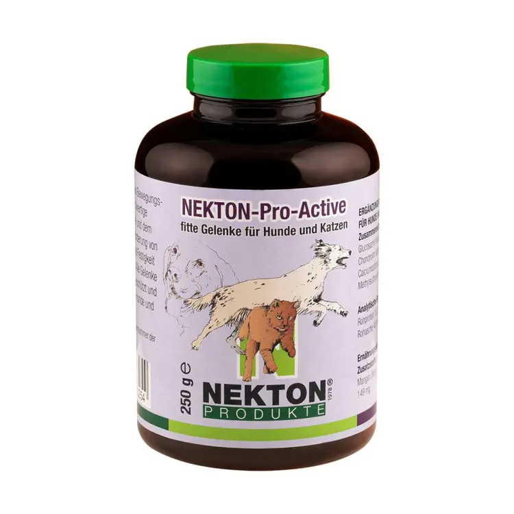 NEKTON Pro-Active – Doplněk stravy podporující pohybový aparát psů a koček 250 g od ParrotPlanet.cz