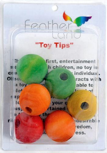 Dřevěné kuličky L – náhradní díly pro výrobu hraček pro papoušky DIY nebo hračka do tlapky od ParrotPlanet.cz