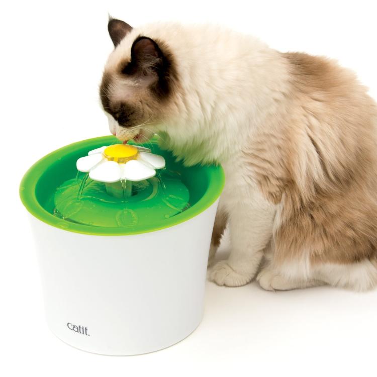 Fontána pro kočky s napáječem Catit Senses 2.0 Flower Fountain od ParrotPlanet.cz