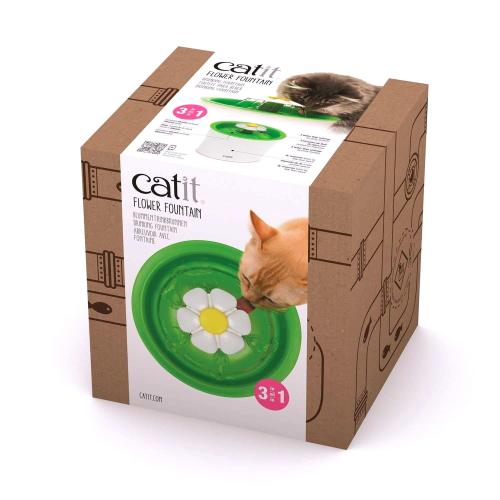 Fontána pro kočky s napáječem Catit Senses 2.0 Flower Fountain od ParrotPlanet.cz