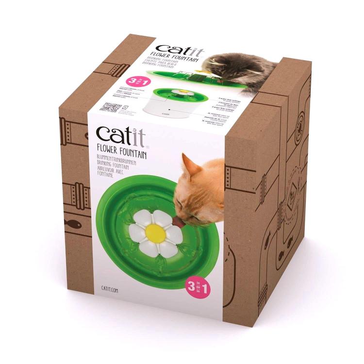 Fontána pro kočky s napáječem Catit Senses 2.0 Flower Fountain od ParrotPlanet.cz