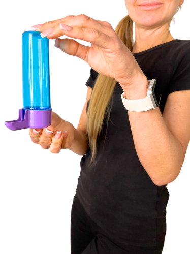 Napáječka, ANTIBAKTERIÁLNÍ nízká napáječka na vodu pro papoušky a jiné ptáky, modrá, 100 ml od ParrotPlanet.cz