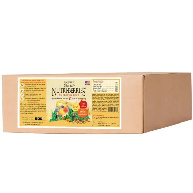 Lafeber Nutri-Berries Original Classic | Kompletní Krmivo pro Střední a Velké Papoušky 6,4 kg od ParrotPlanet.cz