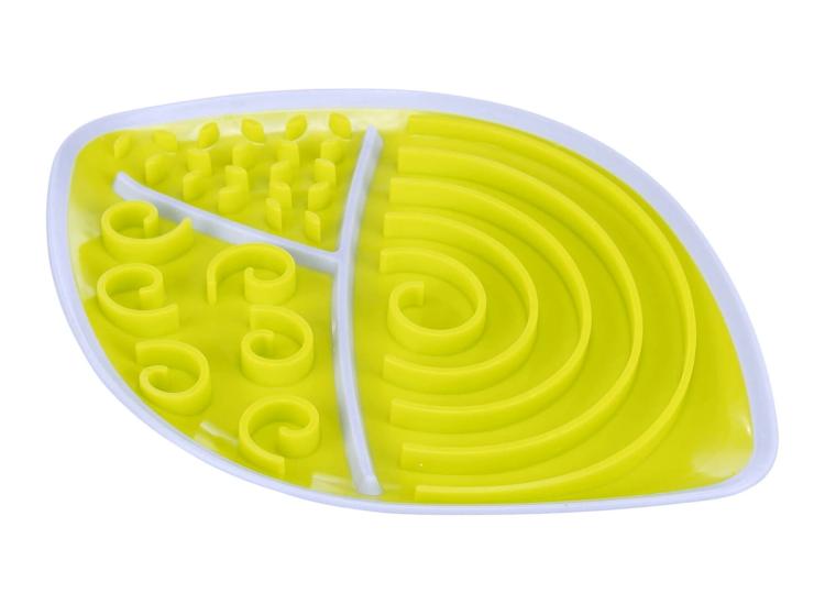 Interaktivní miska pro psy ve tvaru listu od Parrotplanet.cz