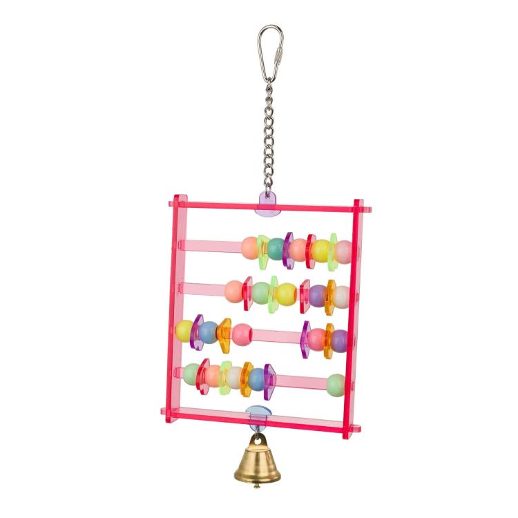 Papouščí počítadlo | hračka pro malé a střední papoušky | 13 x 15 cm od ParrotPlanet.cz