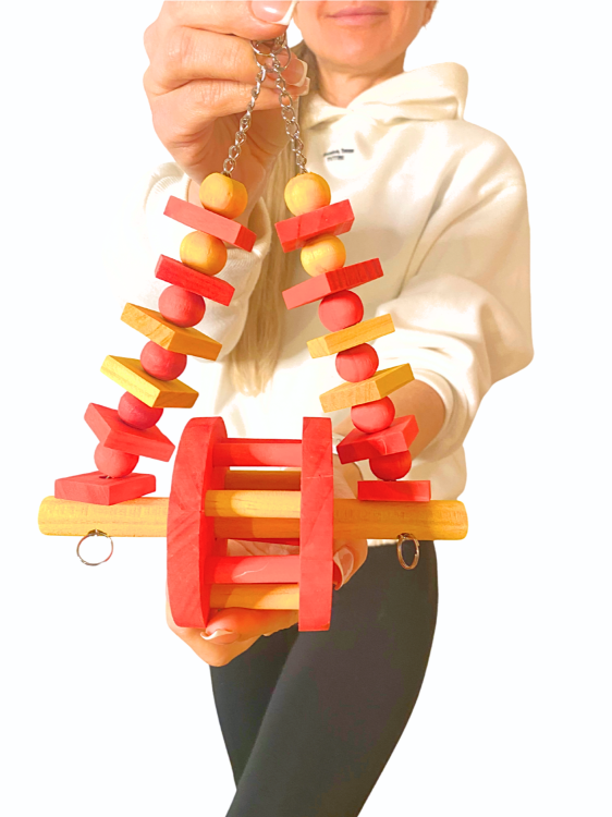 Houpací síť pro papoušky Ruské kolo M  od ParrotPlanet.cz