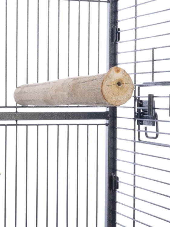 Dřevěná tyč pro papoušky z vrby – velikost L – průměr cca 3–4 cm, délka cca 30 cm od ParrotPlanet.cz