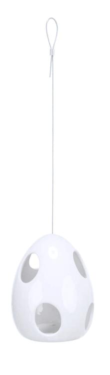 Keramický podavač na materiál do hnízda – bílý pro vlnkované papoušky od ParrotPlanet.cz