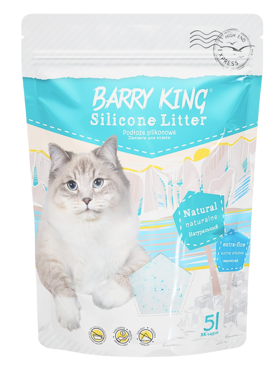 Barry King | Silikonová podestýlka pro kočky extra jemná 5 l od ParrotPlanet.cz