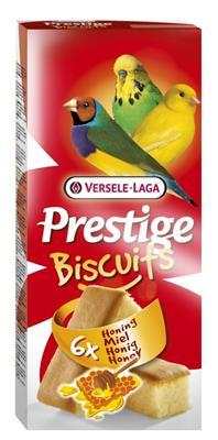 VERSELE-LAGA Prestige Biscuit Honey – medové sušenky pro ptáky, 6 ks od ParrotPlanet.cz