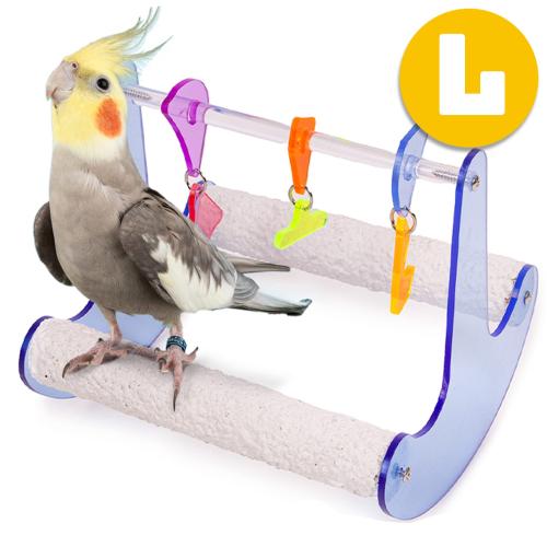 Houpací síť Rock N' Roll | pro péči o drápky a zobák | pro střední papoušky od ParrotPlanet.cz