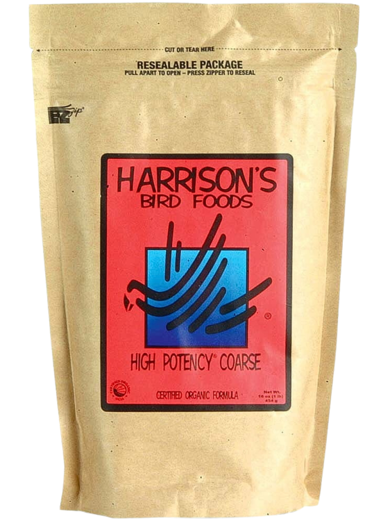 Harrison`s High Potency Coarse-Complete Organic Parrot Food - Granule pro střední a velké papoušky 15 % tuku 450 g od ParrotPlanet.cz