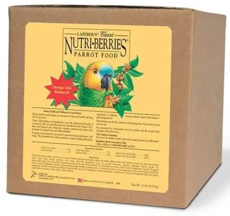 Lafeber NutriBerries Original Classic – Krmivo ve tvaru kuliček pro střední a velké papoušky 6,4 kg od ParrotPlanet.cz