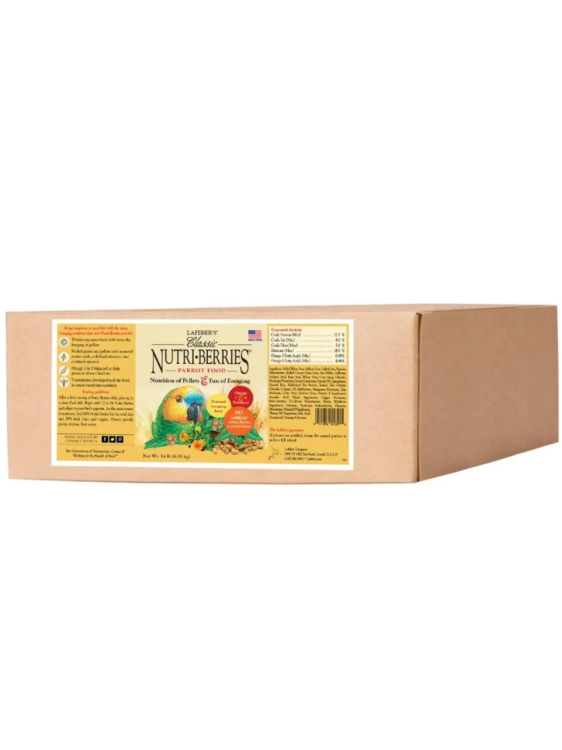 Lafeber Nutri-Berries Original Classic | Kompletní Krmivo pro Střední a Velké Papoušky 6,4 kg od ParrotPlanet.cz