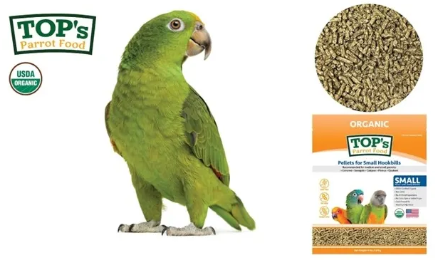 TOP’s Small Hookbills – BIO granule pro korely a malé papoušky, 453 g od ParrotPlanet.cz