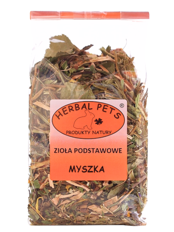 Základní bylinky pro myši – přírodní podpora zdraví a energie 100 g od ParrotPlanet.cz