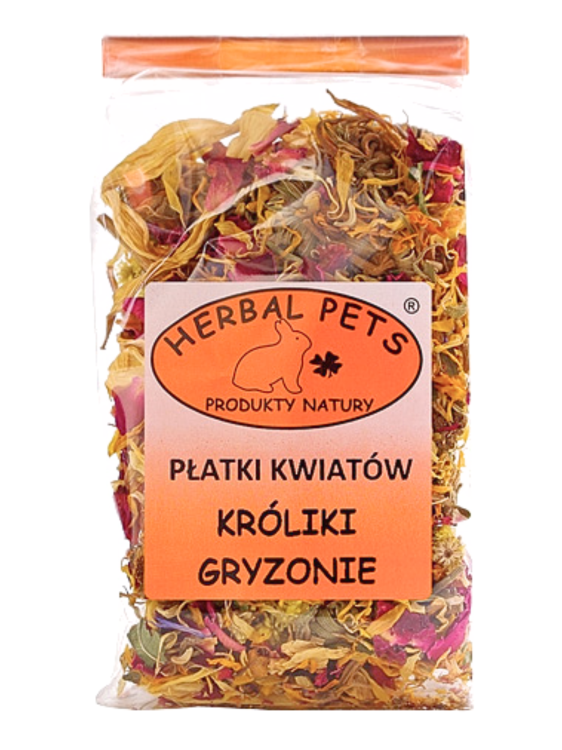 Květinové vločky pro hlodavce – přírodní pomoc pro trávení a kůži 30 g od ParrotPlanet.cz