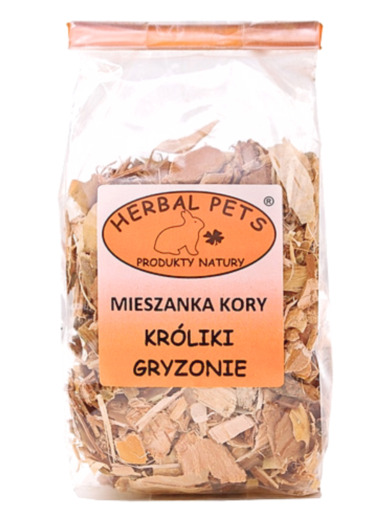 Směs kůry pro králíky a hlodavce – podpora trávicího systému a zdraví zubů 75 g  od parrotPlanet.cz
