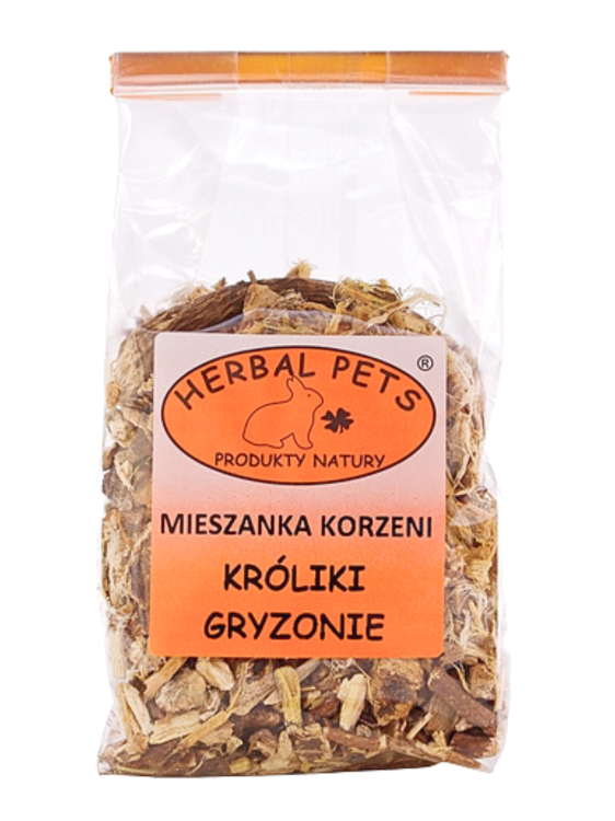 Směs kořenů pro králíky a hlodavce – přírodní podpora zdraví a trávení 75 g  od ParrotPlanet.cz