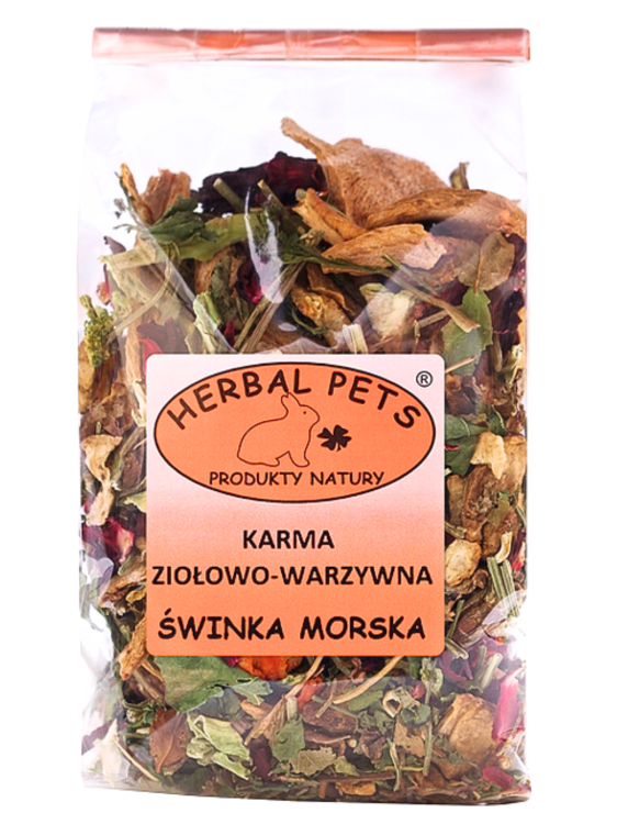 Bylinné a zeleninové krmivo pro morčata – přírodní podpora zdraví vašeho mazlíčka 150 g od ParrotPlanet.cz