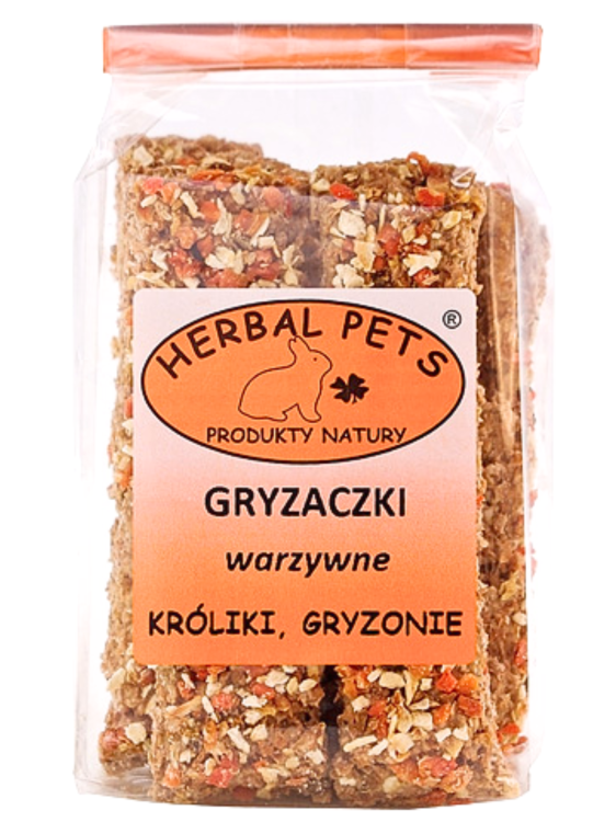 Zeleninové kousátka pro králíky a hlodavce – přírodní podpora pro zuby a zdraví 160 g od ParrotPlanet.cz