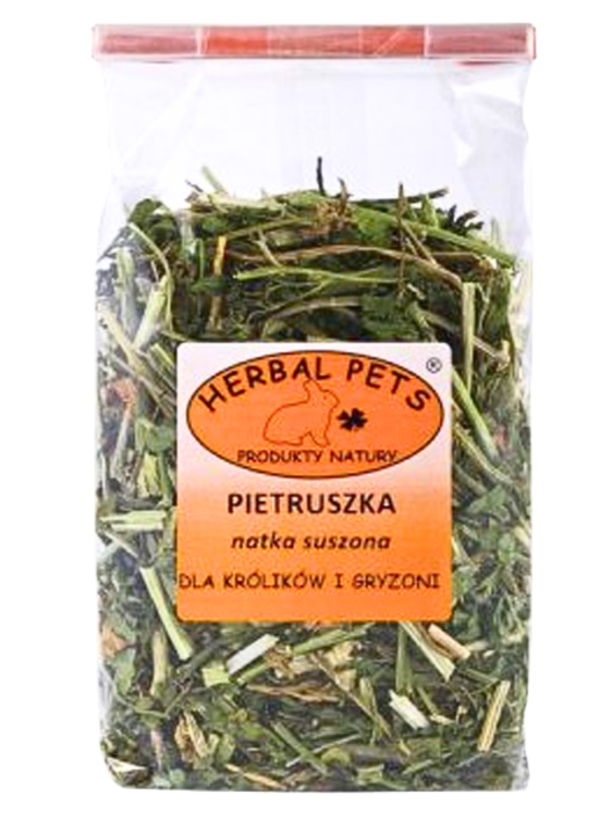 Sušená petrželová nať – přírodní podpora pro vašeho mazlíčka 80 g od ParrotPlanet.cz