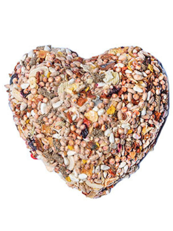 Parrot Planet – Papuzie Serce – OŘECHOVO-ZELENINOVÉ – XL – pamlsek pro všechny papoušky 180 g od ParrotPlanet.cz