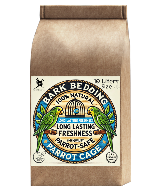 Přírodní kůra, velikost L – podestýlka pro velké papoušky, 10 litrů od ParrotPlanet.cz