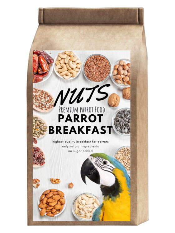 HOT NUTS Parrot Breakfast | Papouščí snídaně nebo oběd | Teplé krmivo pro papoušky 100 g od ParrotPlanet.cz
