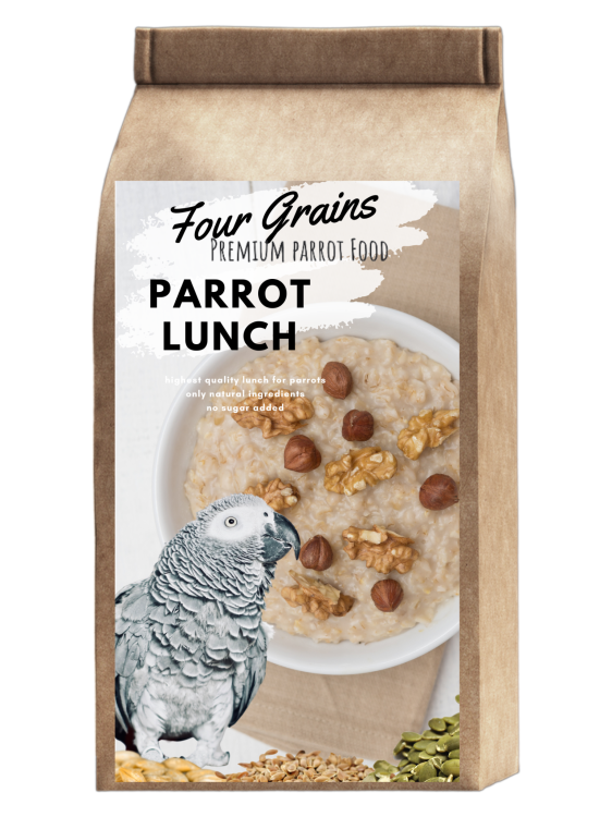 Four Grains Parrot Breakfast | Papouščí snídaně nebo oběd | Krmivo pro papoušky, teplé nebo studené 100 g od ParrotPlanet.cz