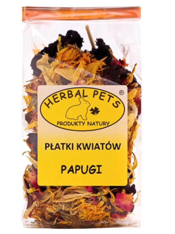 Herbal Pets - Květinové lupínky pro papoušky od parrotplanet.cz