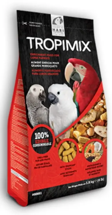 Hagen HARI Tropimix Large Parrot Food Mix – vyvážené kompletní krmivo pro velké papoušky 1,8 kg ParrotPlanet.cz