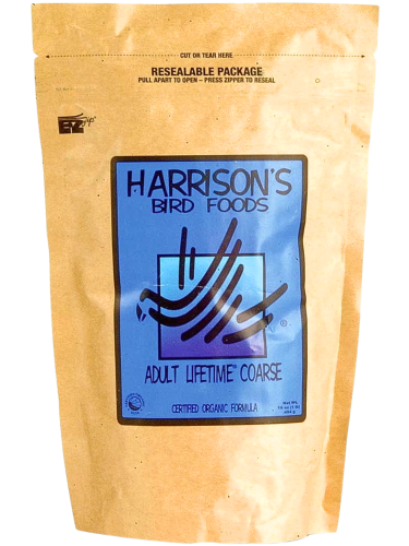 Harrison`s Adult Lifetime Coarse Organic Parrot Food – Celoroční granule pro střední a velké ptáky – 11,3 kg od ParrotPlanet.cz