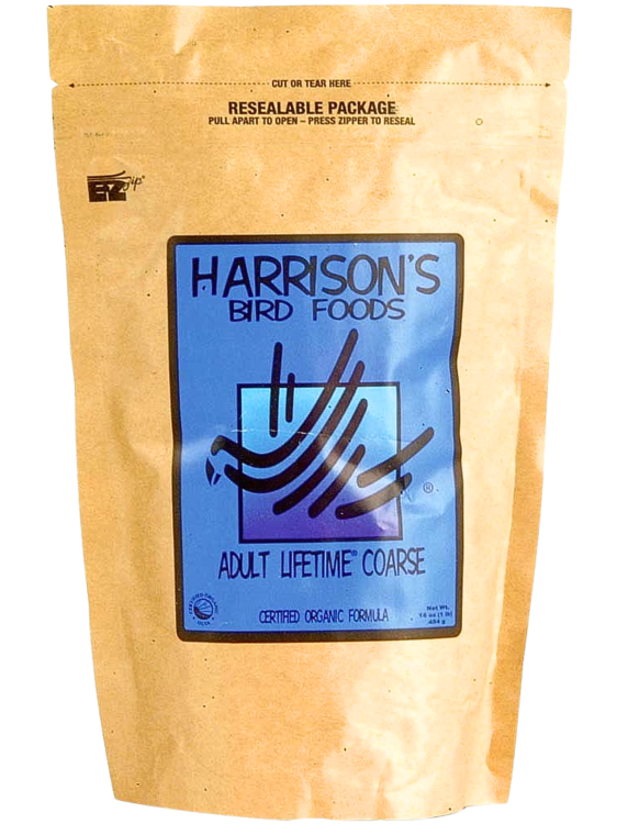 Harrison`s Adult Lifetime Coarse Organic Parrot Food - Celoroční granule pro střední a velké ptáky 450 g od ParrotPlanet.cz