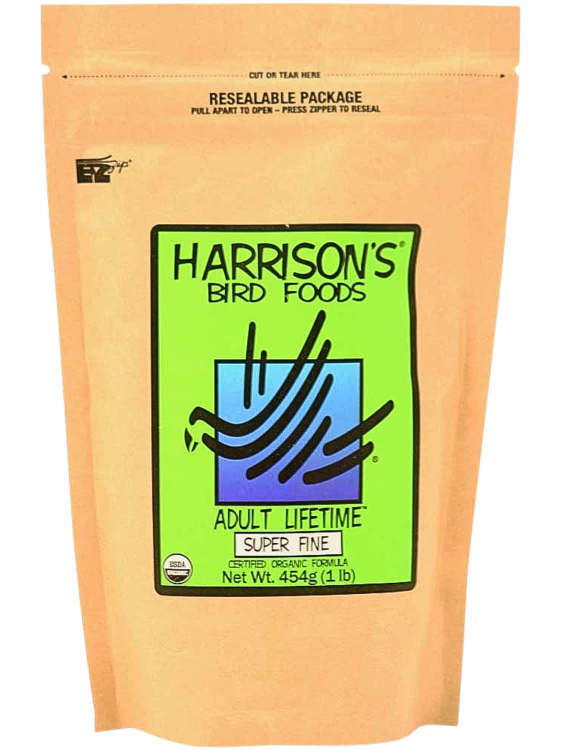 Harrison`s Adult Lifetime Super Fine Organic Bird Food - Celoroční jemnozrnné granule - 450 g od ParrotPlanet.cz