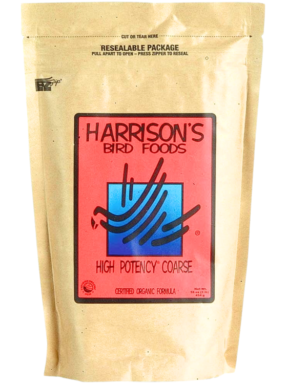 Harrison`s vysoce účinné hrubé kompletní bio krmivo pro papoušky - Granule pro střední a velké papoušky 15 % tuku - 11,3 kg od ParrotPlanet.cz