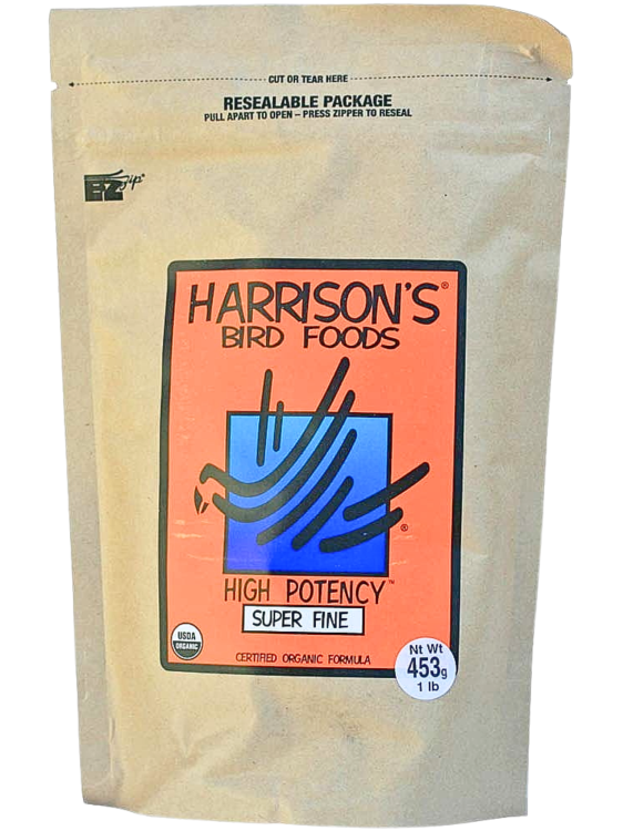 Harrison`s High Potency Super Fine Organic Bird Food – celoroční granulát střední velikosti 450 g od ParrotPlanet.cz