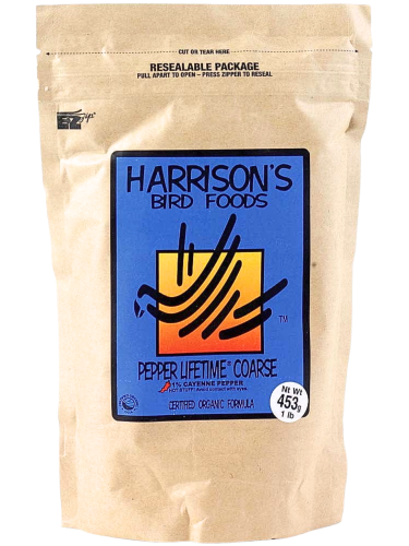Harrison`s Pepper Lifetime Coarse – Celoroční granule pro střední a velké ptáky s pepřem 450 g od ParrotPlanet.cz