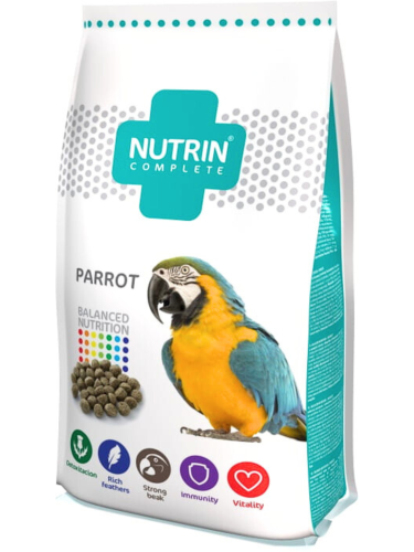 Nutrin COMPLETE Parrot – Denní granule pro velké papoušky 750 g od ParrotPlanet.cz