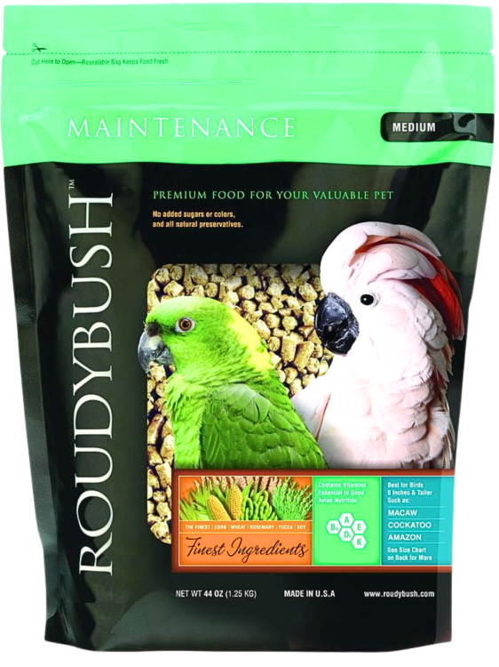 RoudyBush Maintenance Medium 0,23 kg – Granule pro velké papoušky  od ParrotPlanet.cz