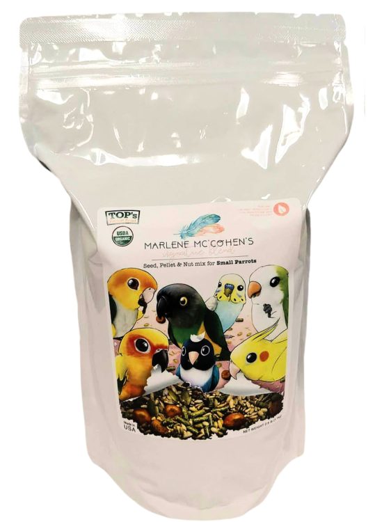 TOP’s by Marlene Mc’Cohen – BIO směs semen a granulí pro malé papoušky, 1,13 kg od ParrotPlanet.cz